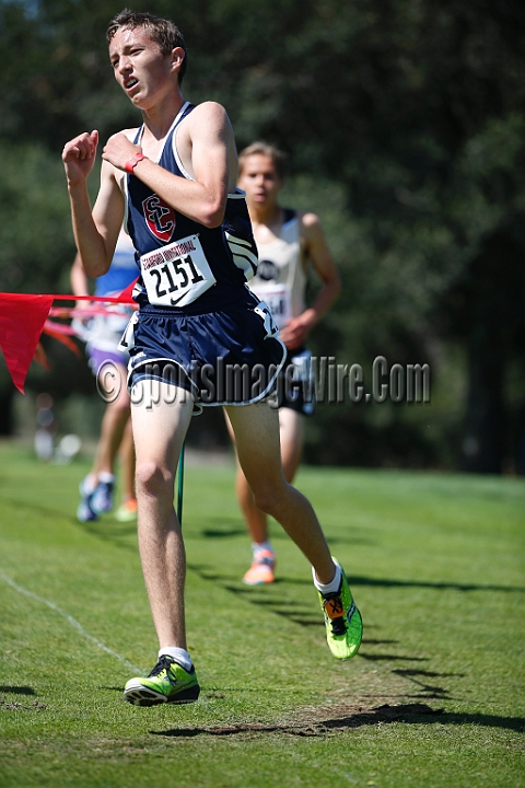 2014StanfordD2Boys-100.JPG - D2 boys race at the Stanford Invitational, September 27, Stanford Golf Course, Stanford, California.